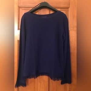 NWT Ann Taylor fringe hem sweater